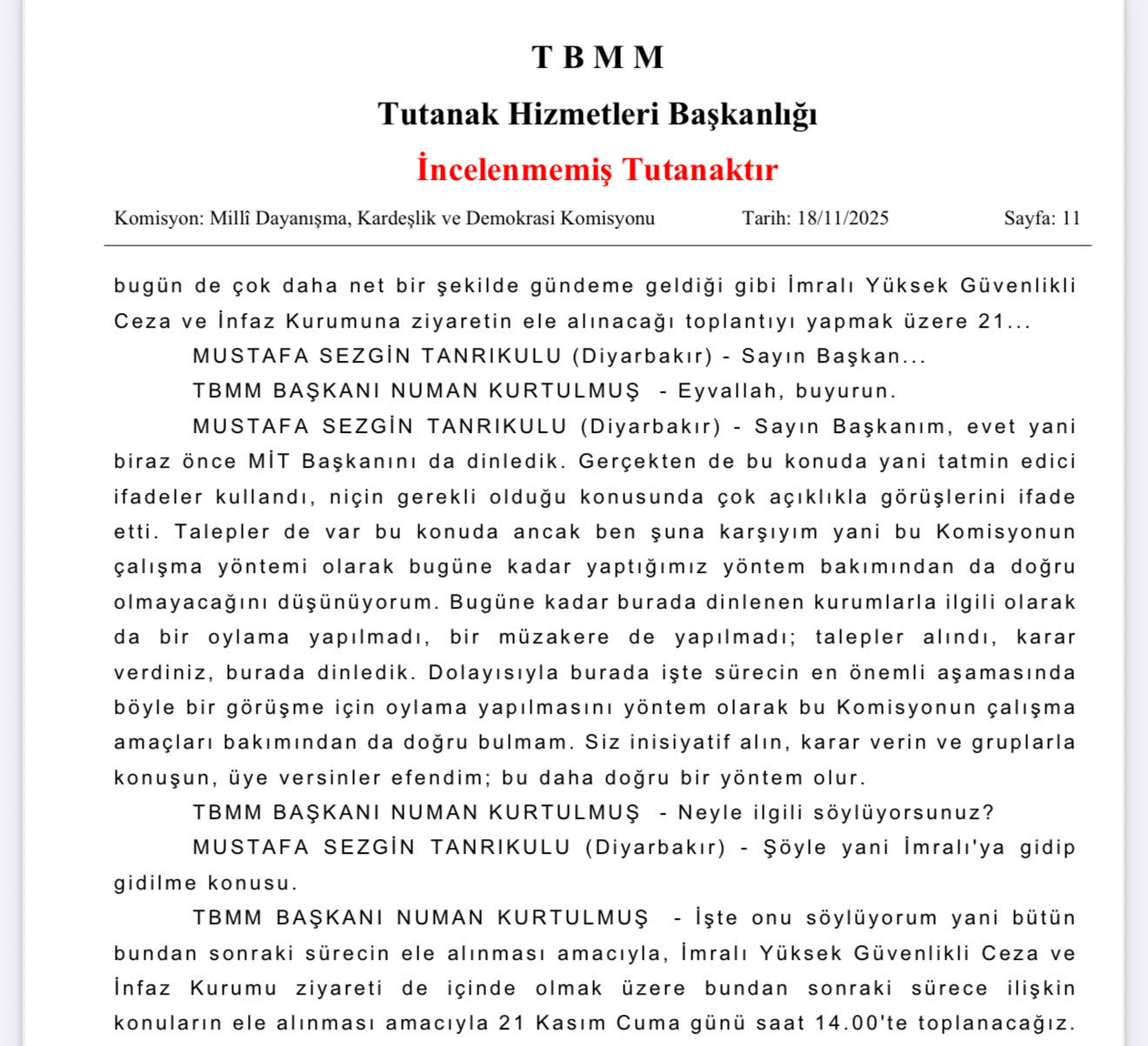 tutanak
