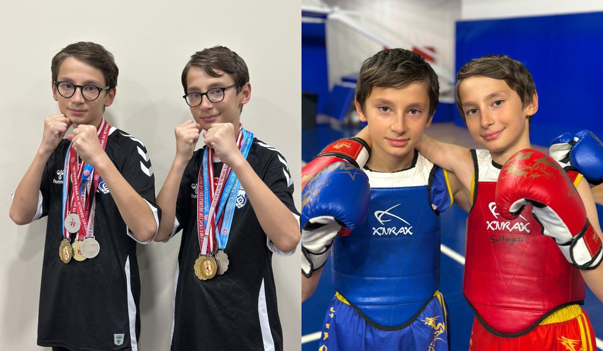 Minik Yıldızlar Kungfucu Ikiz Kardeşler Madalyaya Doymadı1