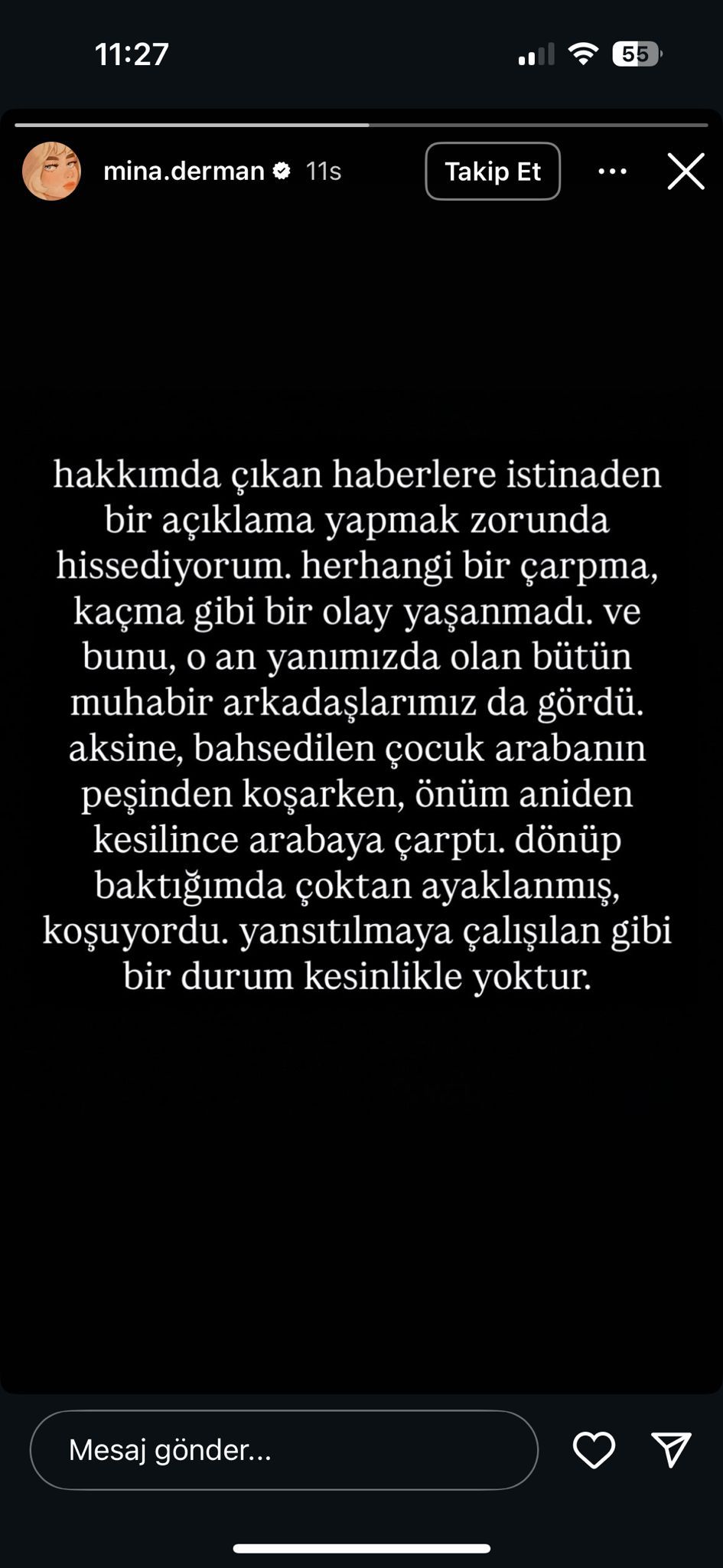 Oyuncu Mina Derman, Aracıyla Çocuğa Mı Çarptı İlk Açıklama Geldi1