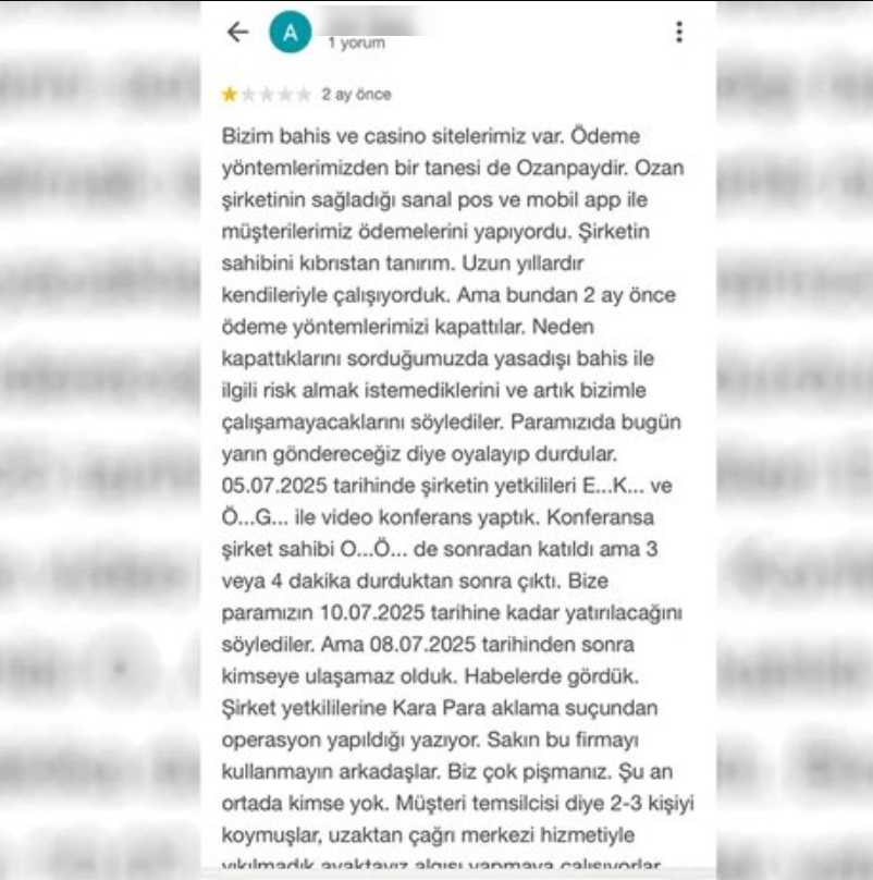 Ozan Elektronik Yorum