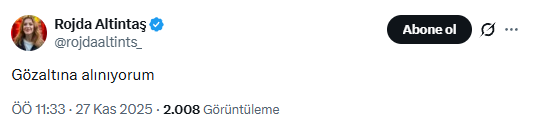 Rojda Altıntaş Kimdir