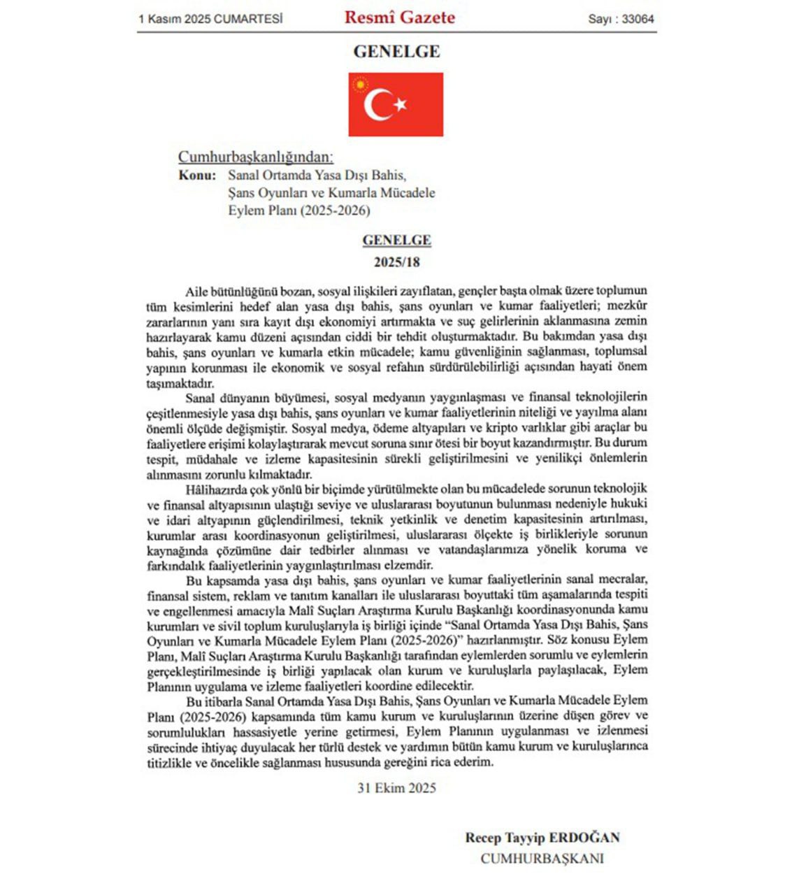 Sanal Kumar Ve Bahse Sıkı Denetim Geliyor! Eylem Planı Yayımlandı 1