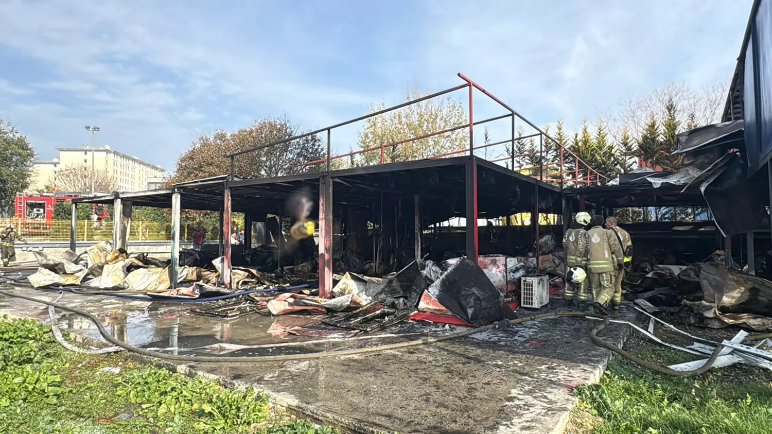 Yıldız Teknik Üniversitesi'nde Yangın Çıktı