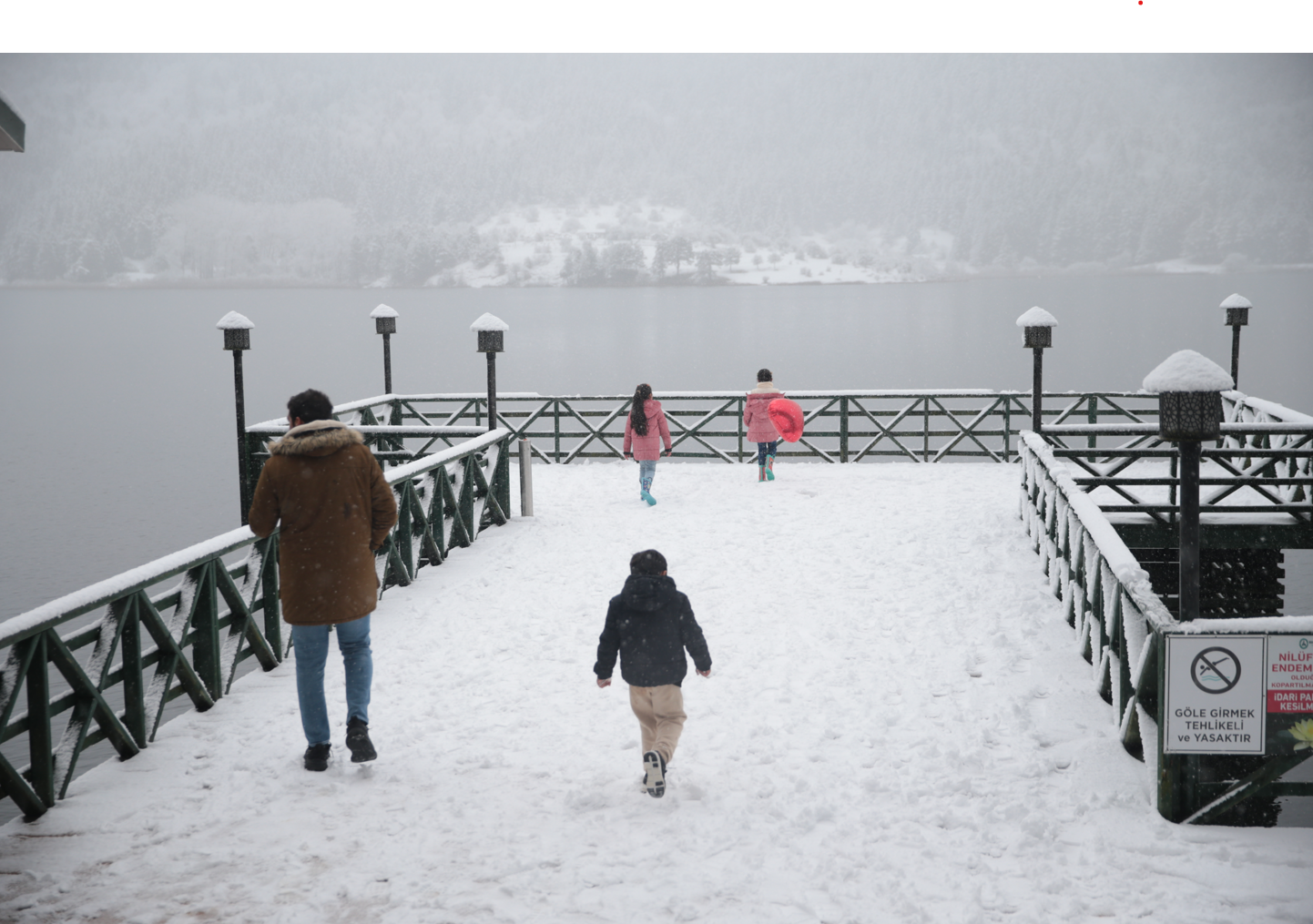 Abant Gölü Milli Parkı'ndan kartpostallık görüntüler...