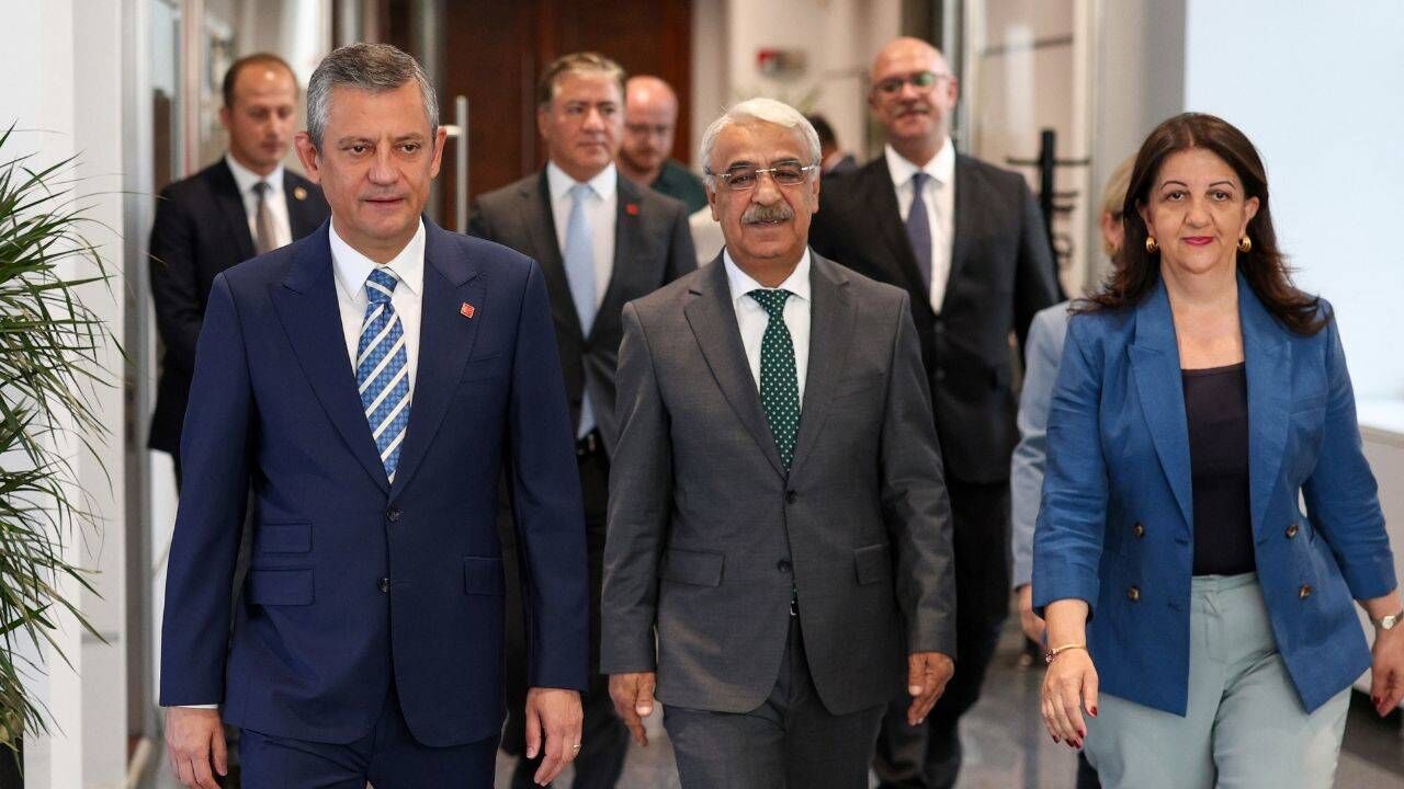 Dem Parti İmralı Heyeti Chp’de Ziyaretinde Özgür Özel Ile Kritik Görüşme Başladı