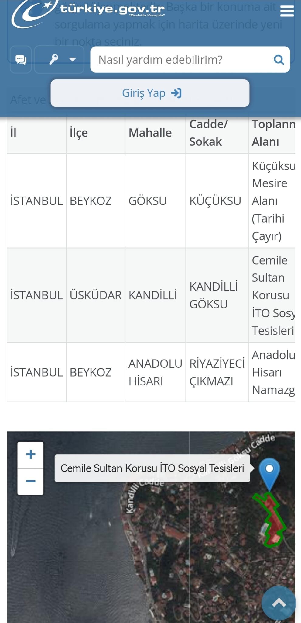 Depremtoplanmaüsküdar