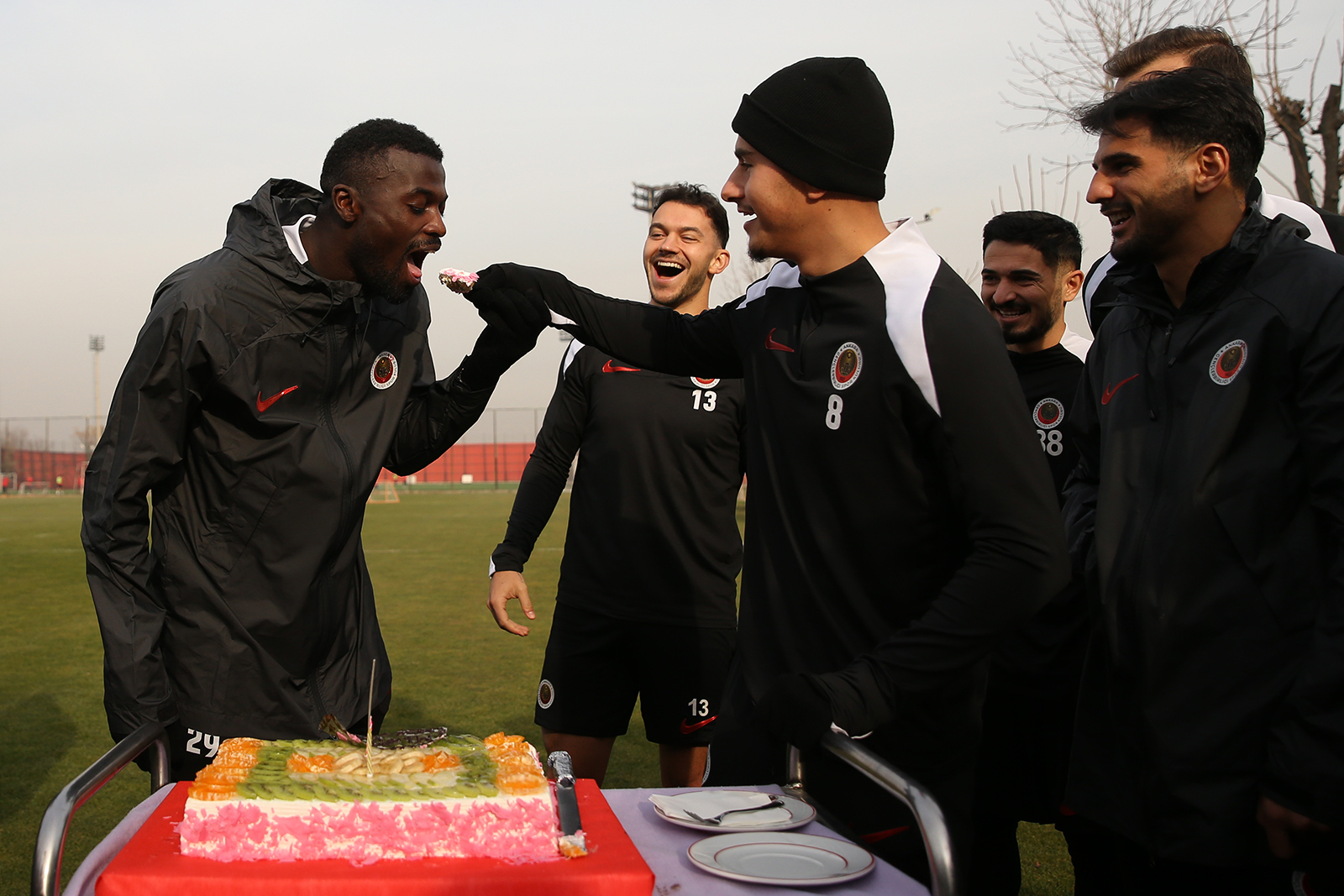 Gençlerbirliği Mbaye Niang Kutlama