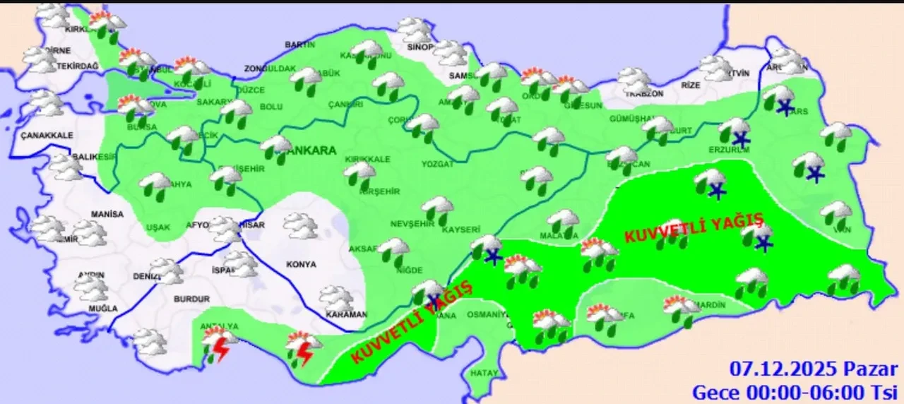 Meteoroloji’den Sarı Ve Turuncu Kodlu Uyarı Sağanak, Kar Ve Fırtına Kapıda1