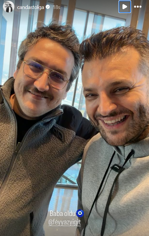 Müjdeli Haberi Candaş Tolga Verdi Feyyaz Yiğit Baba Oldu1