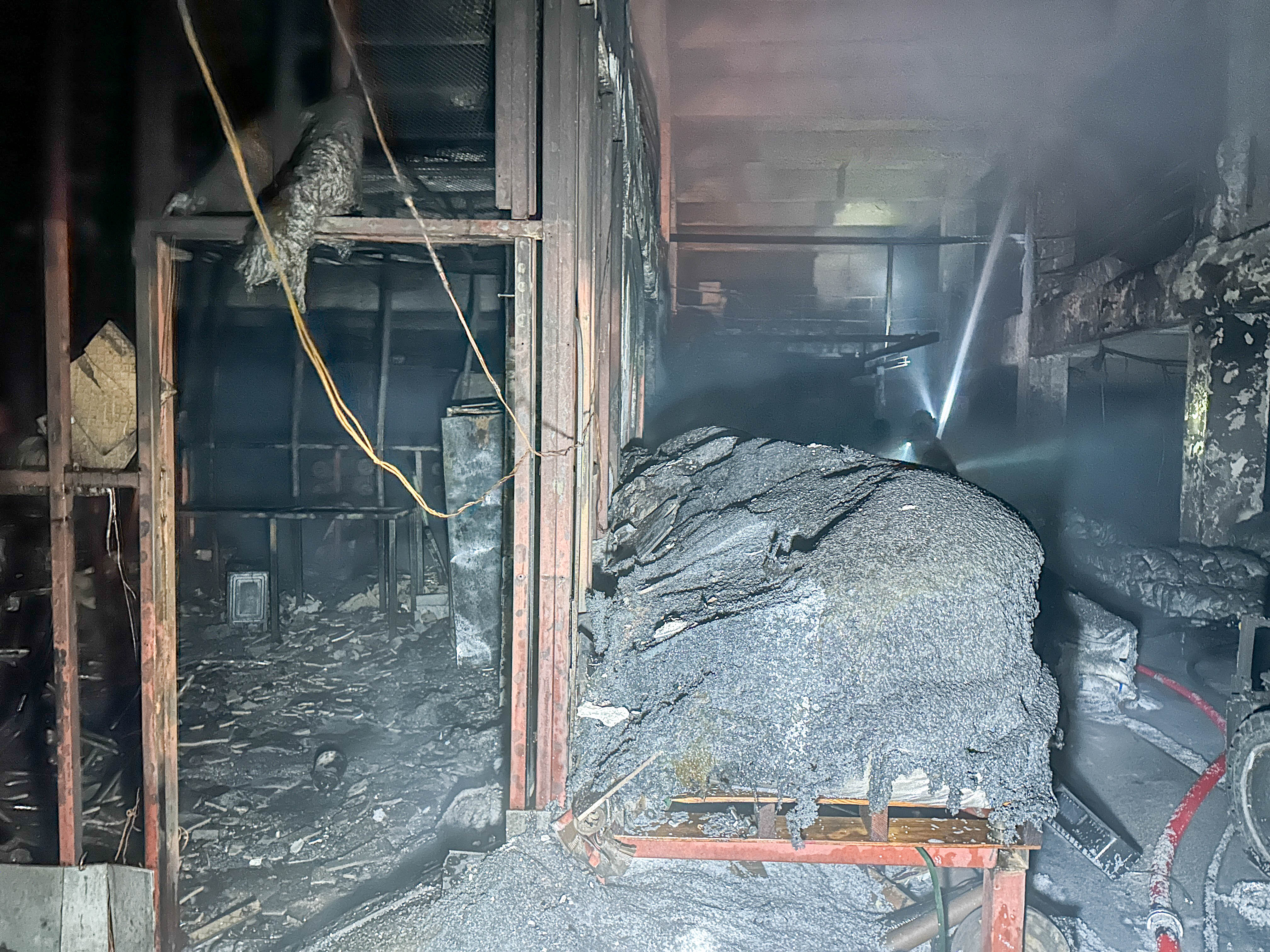 Uşak’ta Plastik Poşet Fabrikasında Korkutan Yangın2