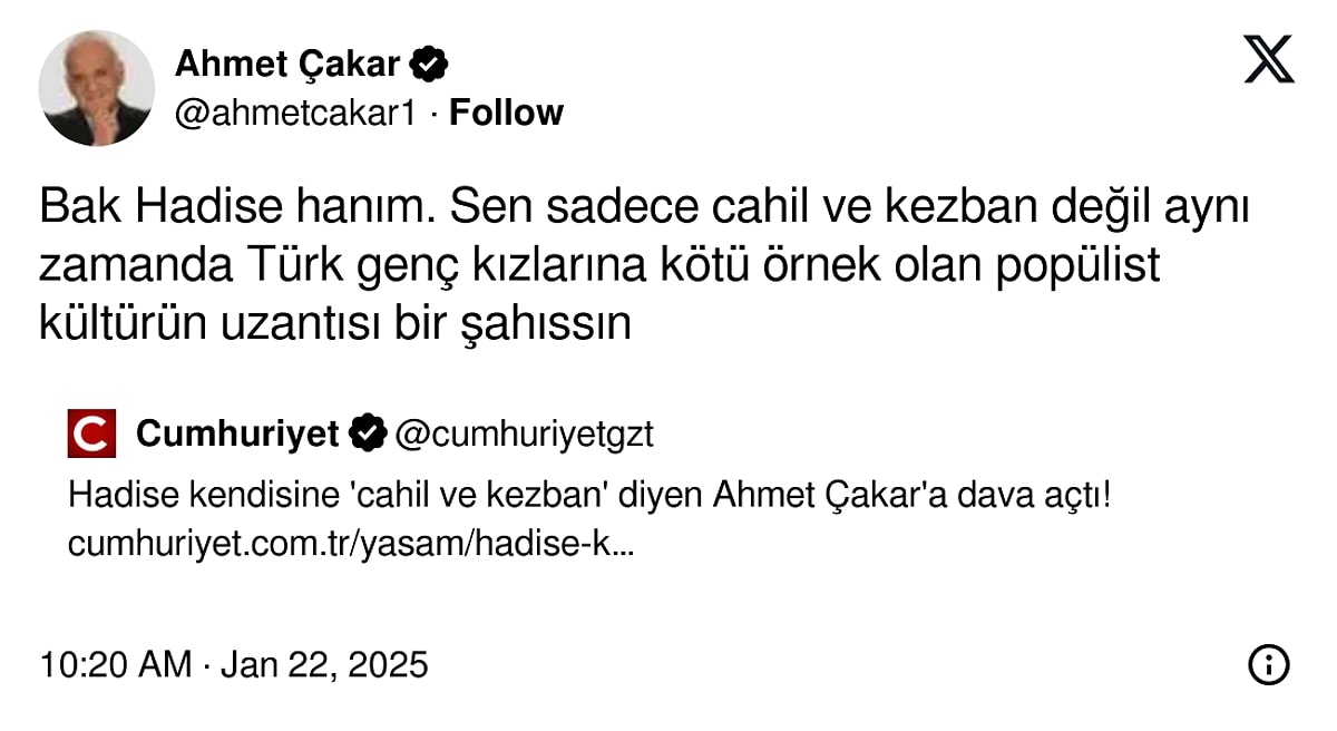 Ahmet Çakar Hadiseye Ne Dedi
