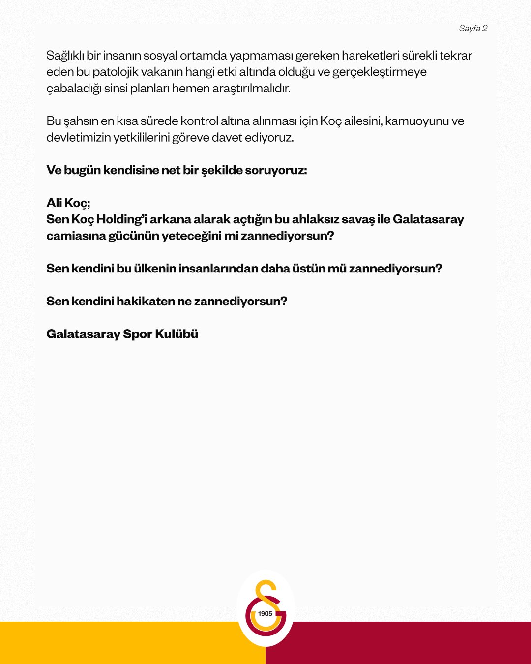 Ali Koc Gs Aciklama 2