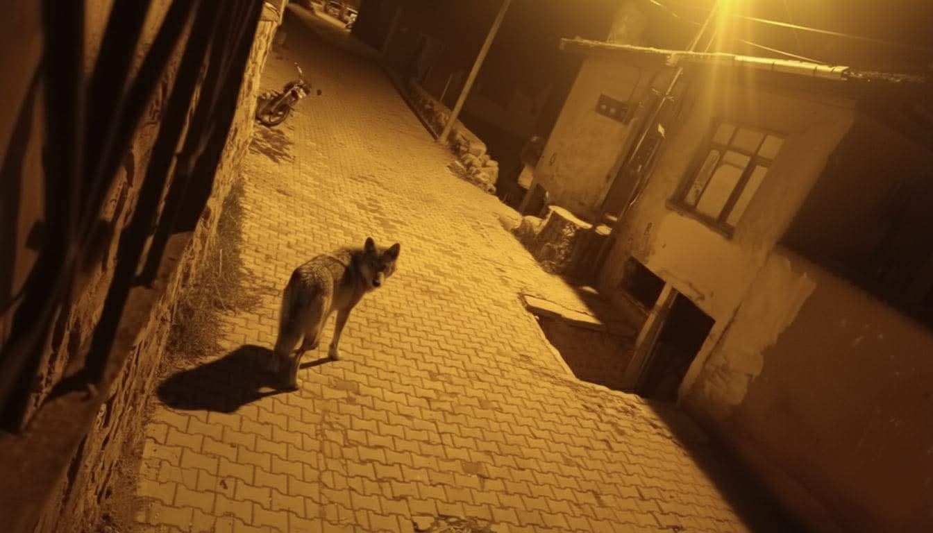 Alışılmadık Görüntü Ankara’da Aç Kalan Kurtlar Şehre Indi