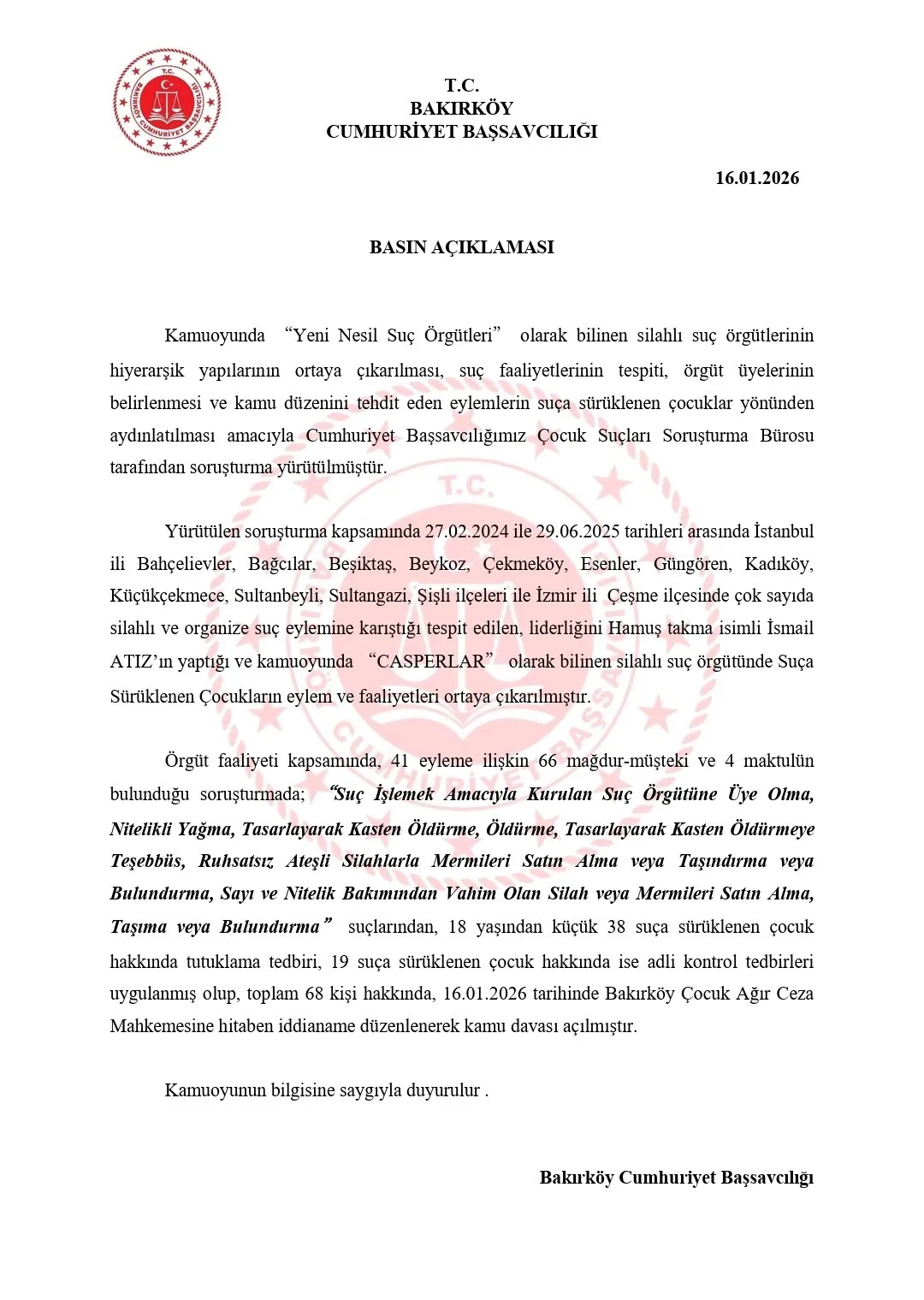 Casperlar Operasyonunda Flaş Gelişme 38 Çocuk Tutuklandı2