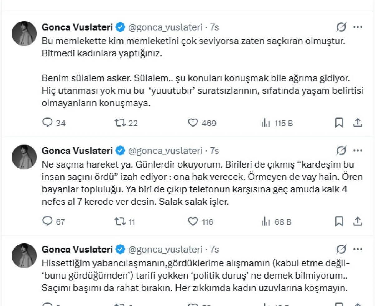 Gonca Vuslateri Açıklama
