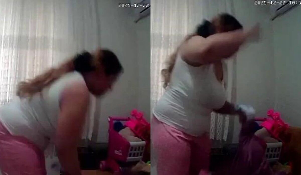 Korkunç Görüntüler Antalya'da Bir Anne, Bebeğini Acımasızca Dövdü