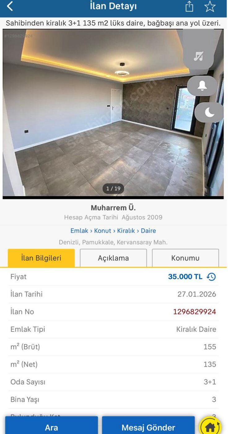 Sahibinden Ilan 1