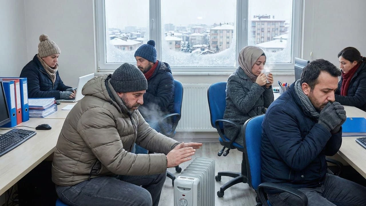 Sogukta Calisan Isciler