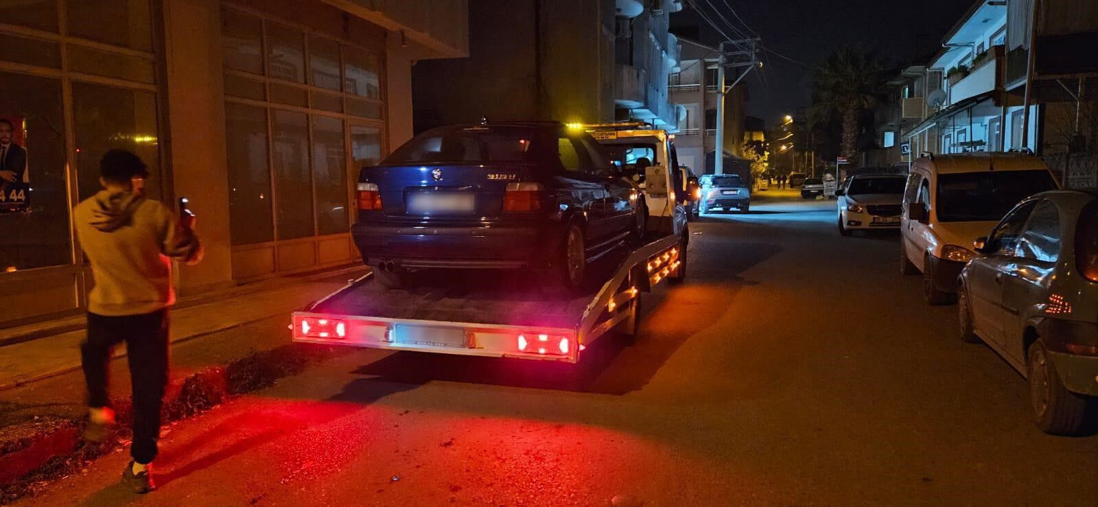 Sakarya’da drift yapan iki sürücüye 116 bin 434 lira ceza uygulandı