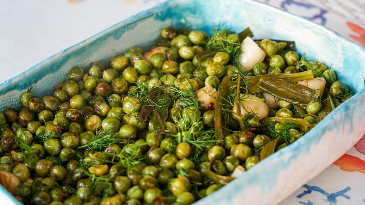 Dereotlu Bezelye Salatasi