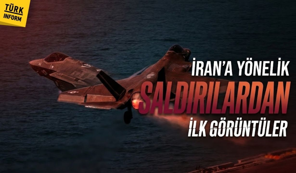 ABD'nin İran'a saldırılarının ilk görüntüleri paylaşıldı!