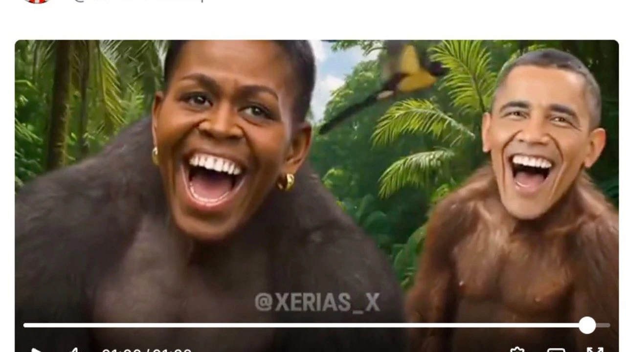 Trump Maymun Obama-1