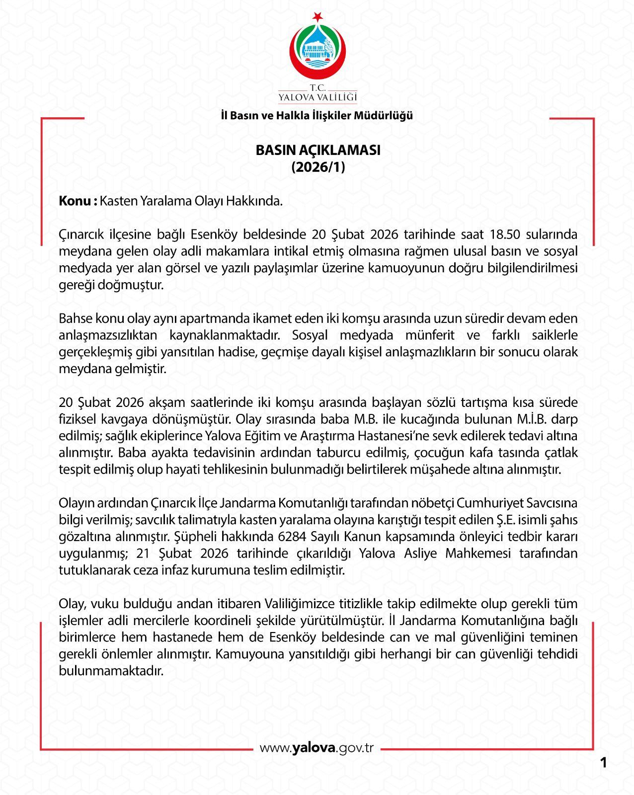 Valilik Aciklama 1