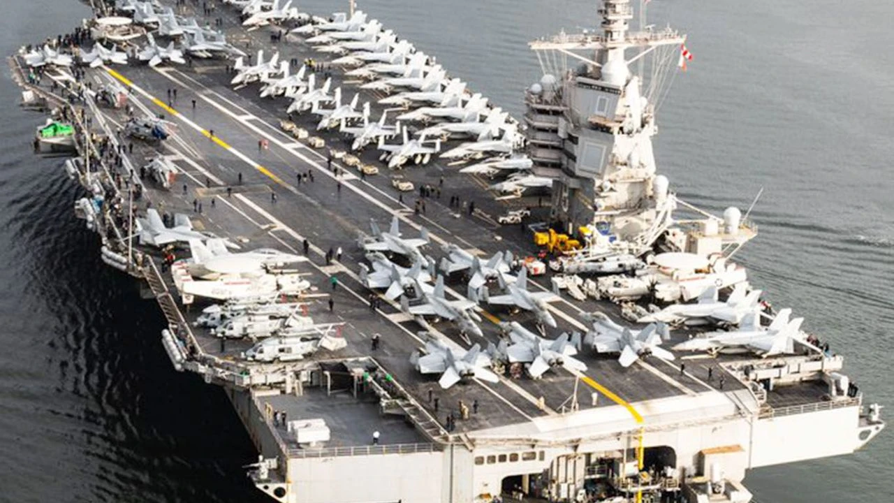 Abdnin En Buyuk Ucak Gemisi Uss Gerald R Ford