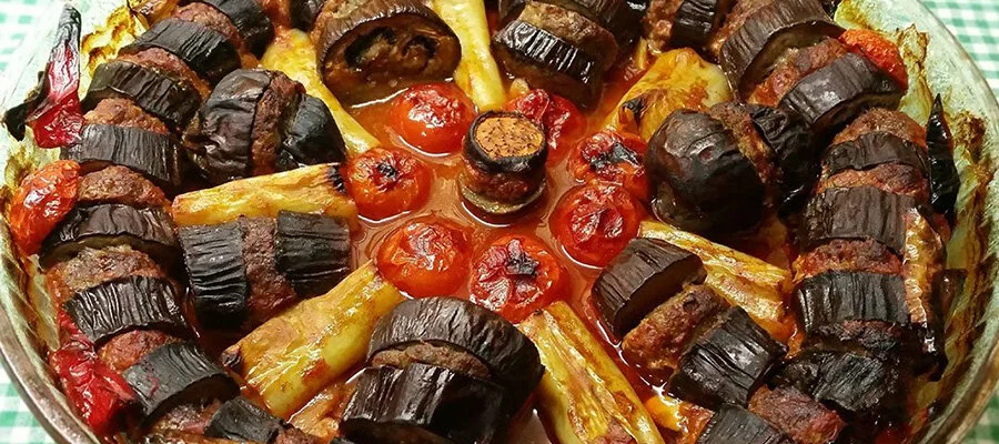 Firinda Patlican Yemekleri 2