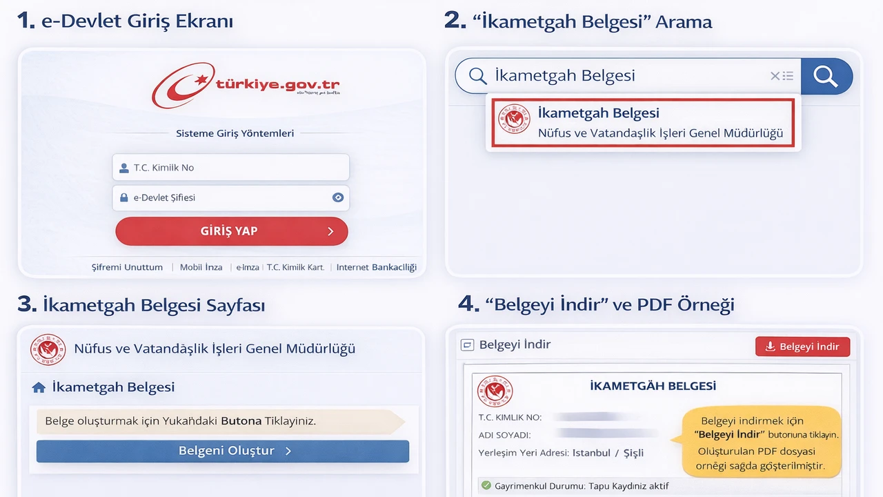 Ikamet Belgesi Alma