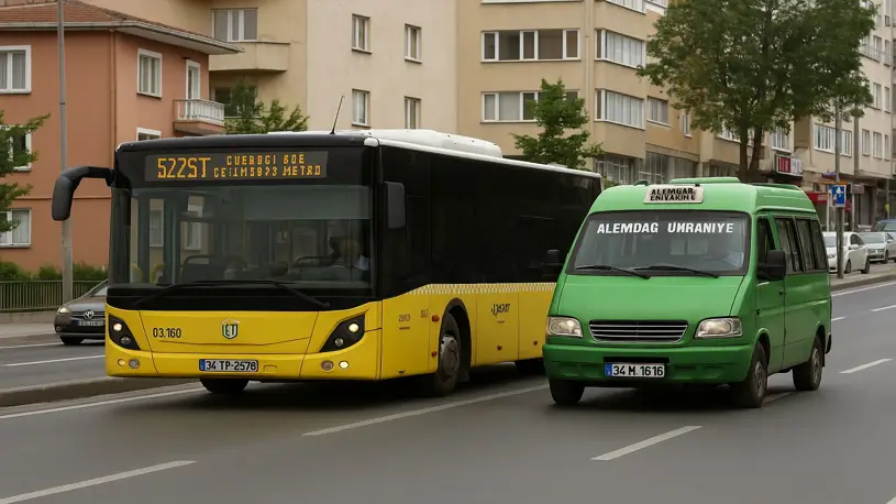 Umraniye Toplu Tasima Metro Otobus Minibus Guzergahlari