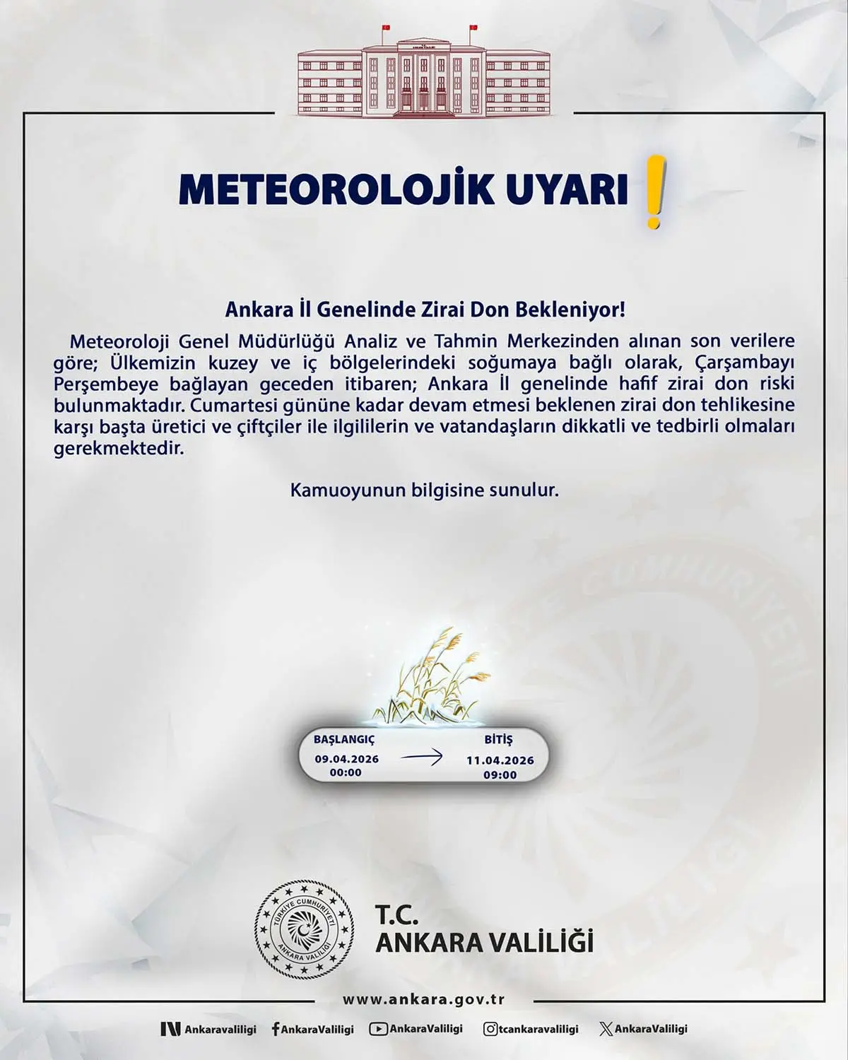 Ankara Valiligi Zirai Don Uyarisi 06042026 Iha Twgwr6Ov
