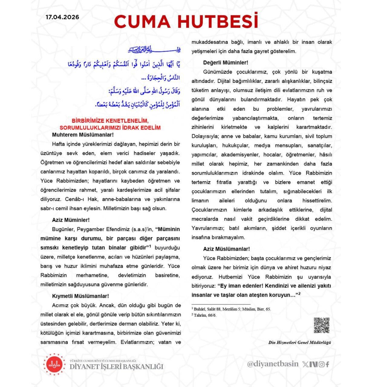 Cuma Hutbesi
