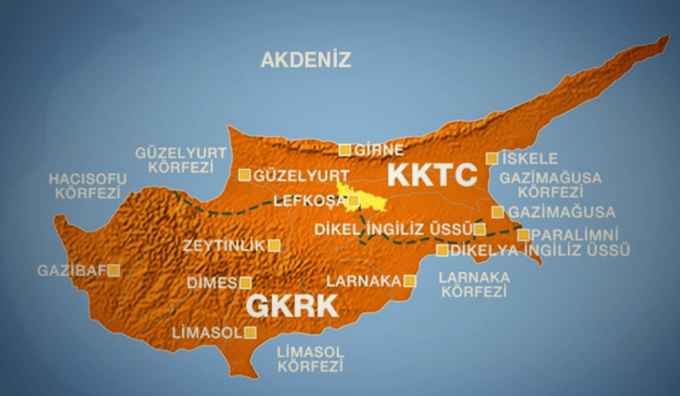Kibris Harita