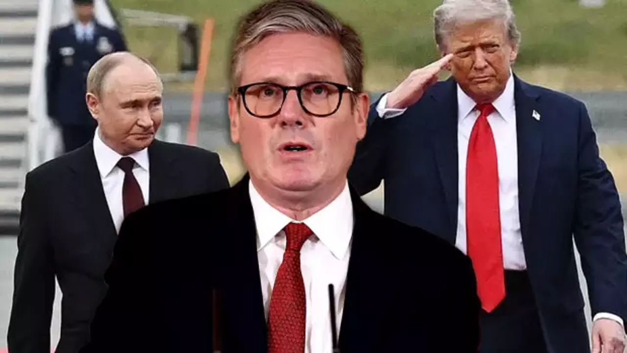 Putin Starmer Trump