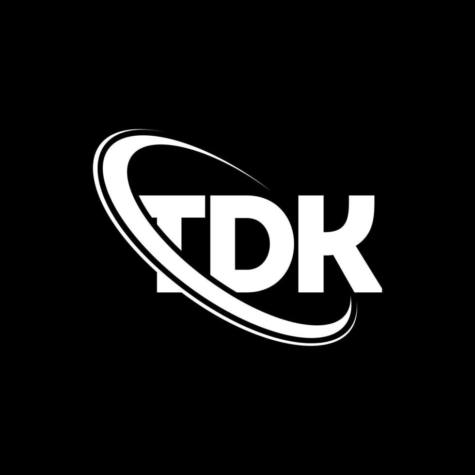 Tdk Logo Tdk Letter Tdk Letter Logo Design Initials Tdk Logo Linked With Circle And Uppercase Monogram Logo Tdk Typography For Technology Business And Real Estate Brand Vector