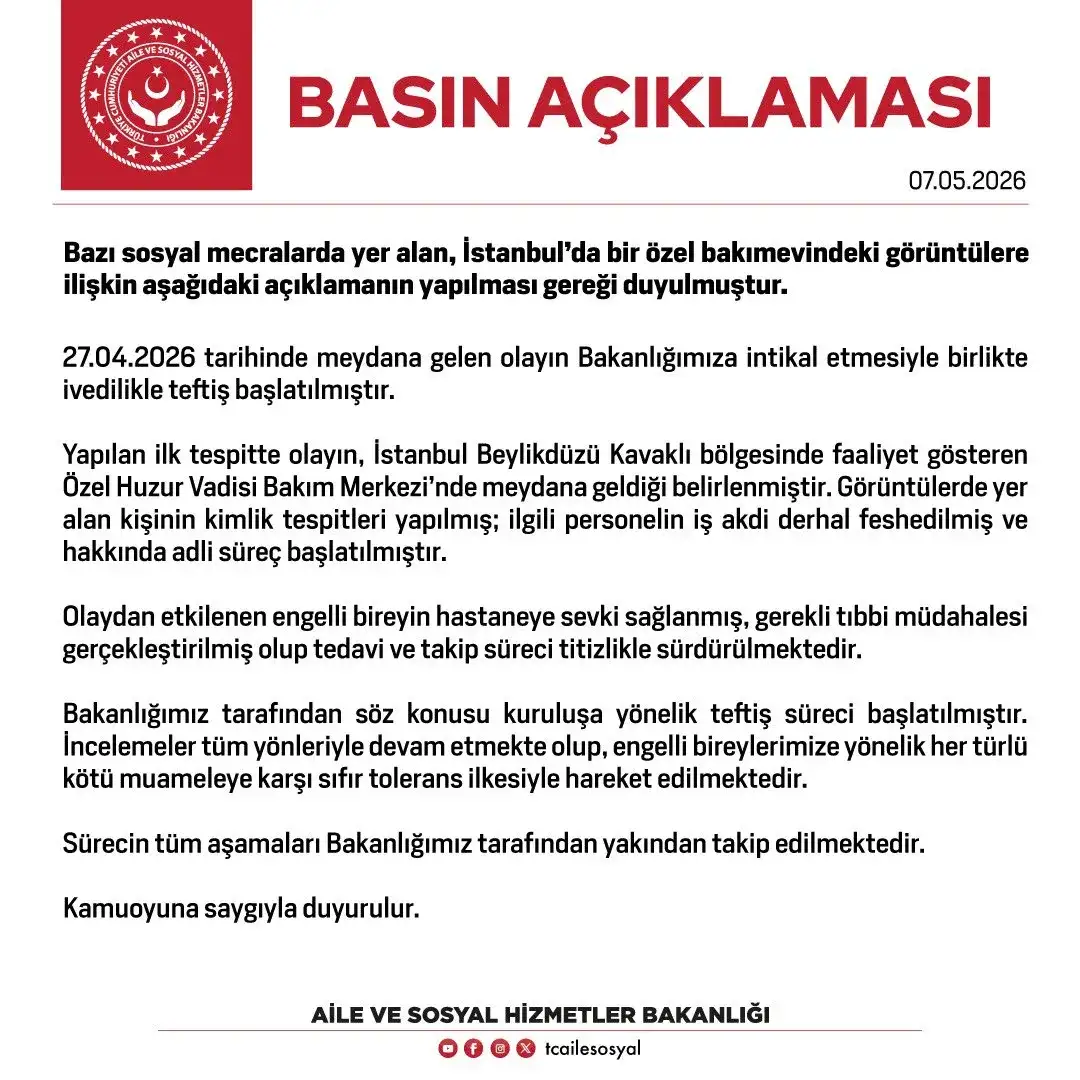Bakanlik Bakimevinde Engelli Bireye Sid 1298971 386379
