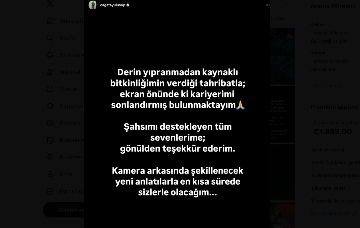 Çağatay Ulusoy Oyunculuğu Bıraktı Iddiası (2)