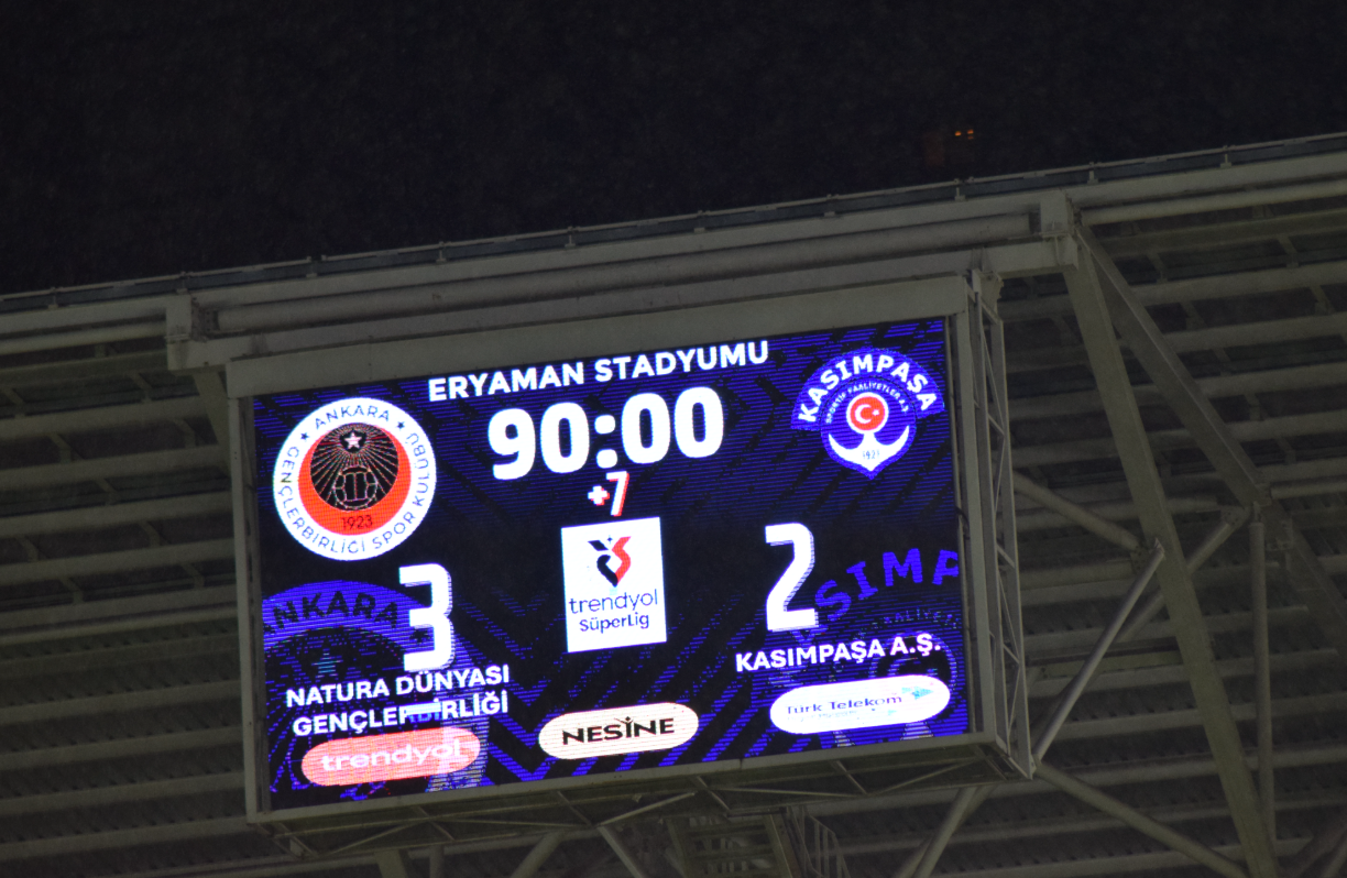 Gençlerbirliği Kasımpaşa Türkinform Skor
