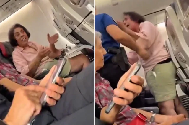 “Ben bu ülkeye dolar getiriyorum” diyerek uçağı böyle birbirine kattı!
