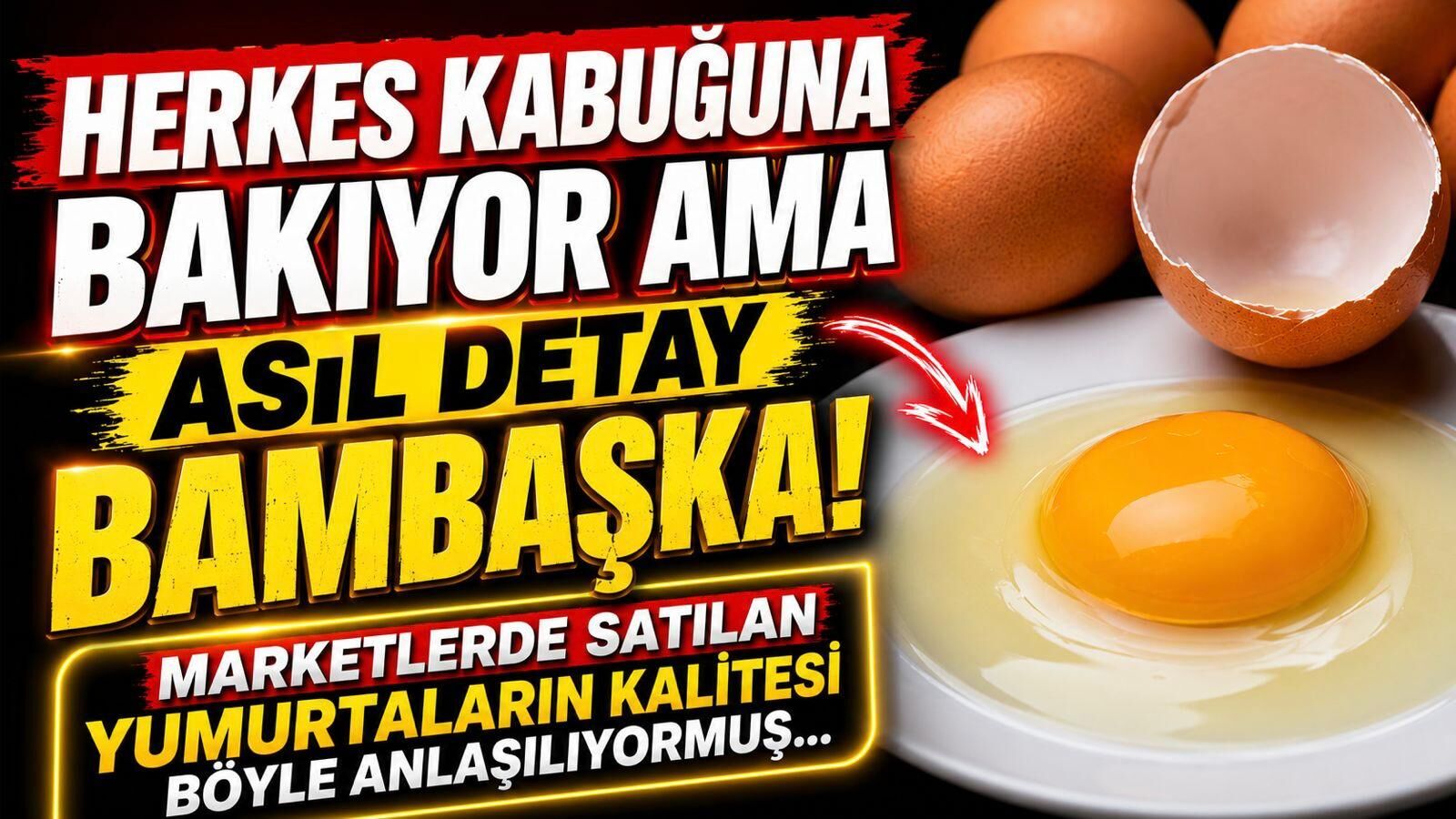 Herkes kabuğuna bakıyor ama asıl detay bambaşka! Marketlerde satılan yumurtaların kalitesi böyle anlaşılıyormuş...