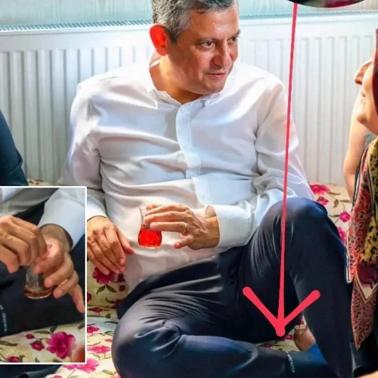 91Ab7407 Ozgur Ozelin Corabindaki Yazi Dikkat Cekti