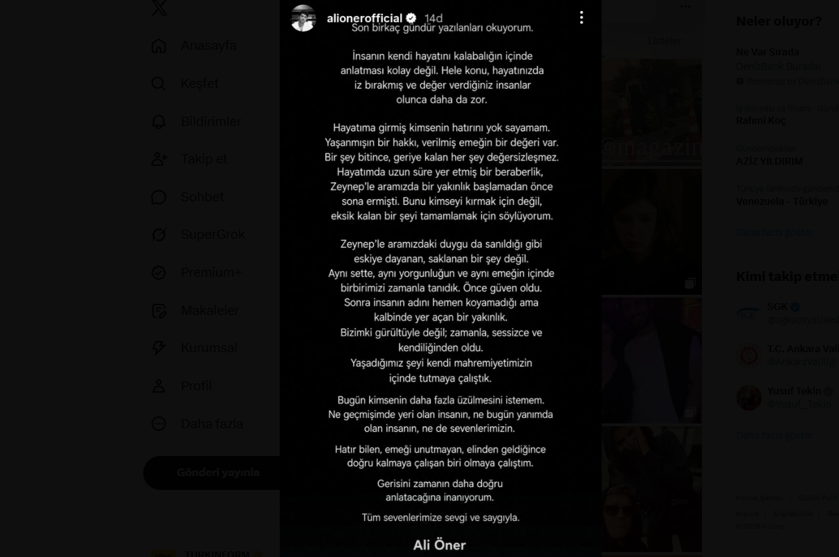 Ali Öner'den Zeynep Atılgan Açıklaması (8)