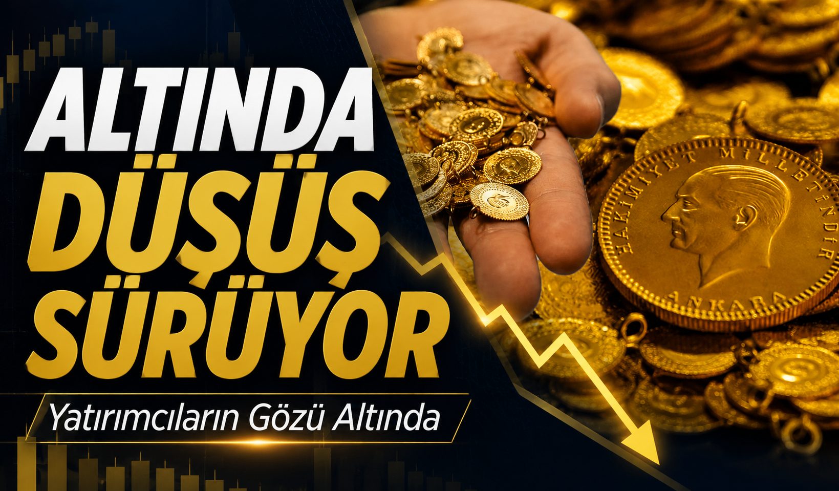 Yatırımcıların gözü altında: Altında düşüş sürüyor