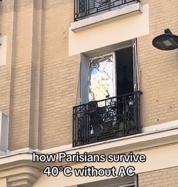 Paris'te aşırı sıcaklara karşı dikkat çeken yöntem: Alüminyum folyo kullanımı arttı