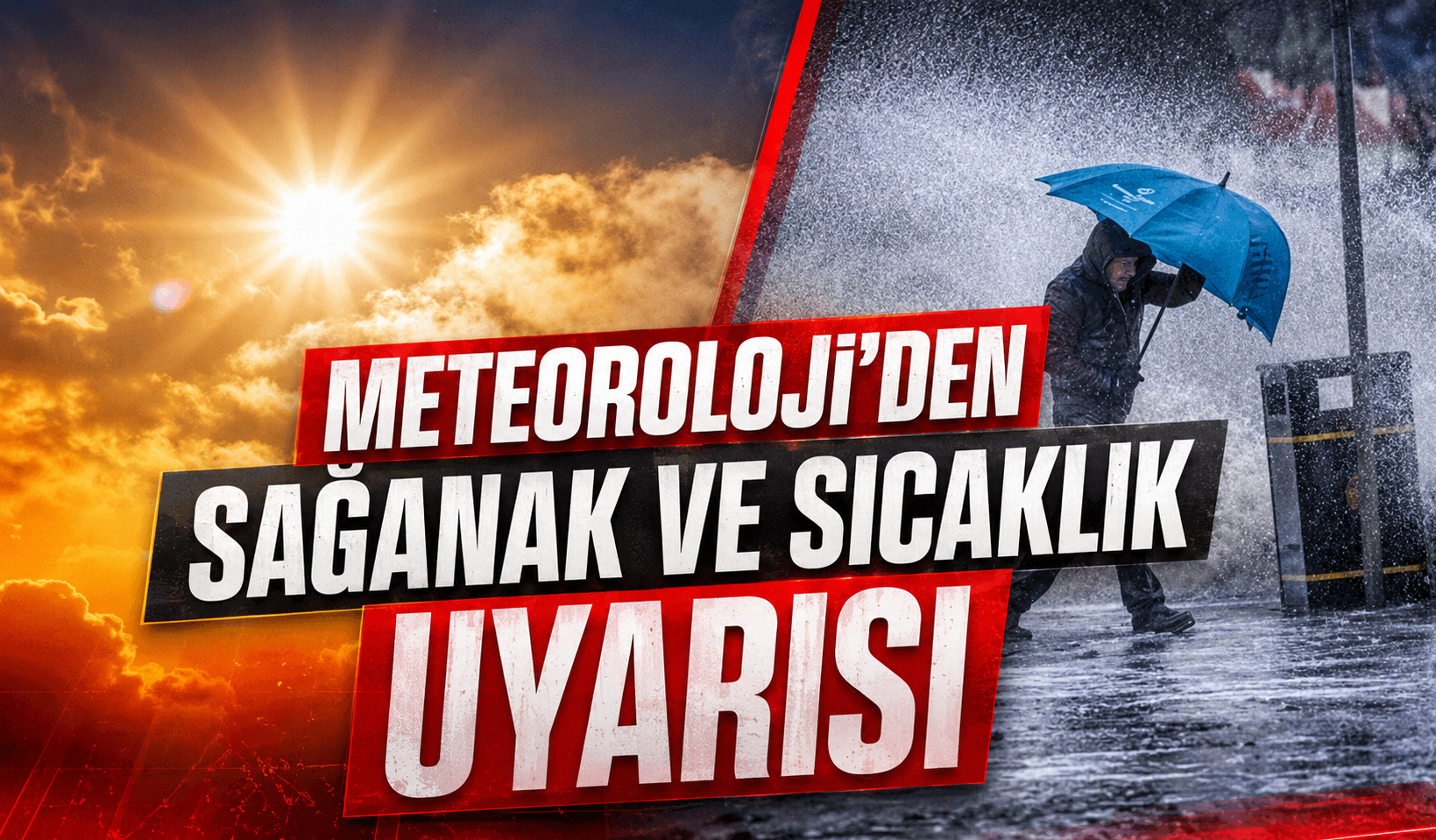 Meteoroloji'den yeni uyarı: Sağanak geliyor, sıcaklıklar artıyor