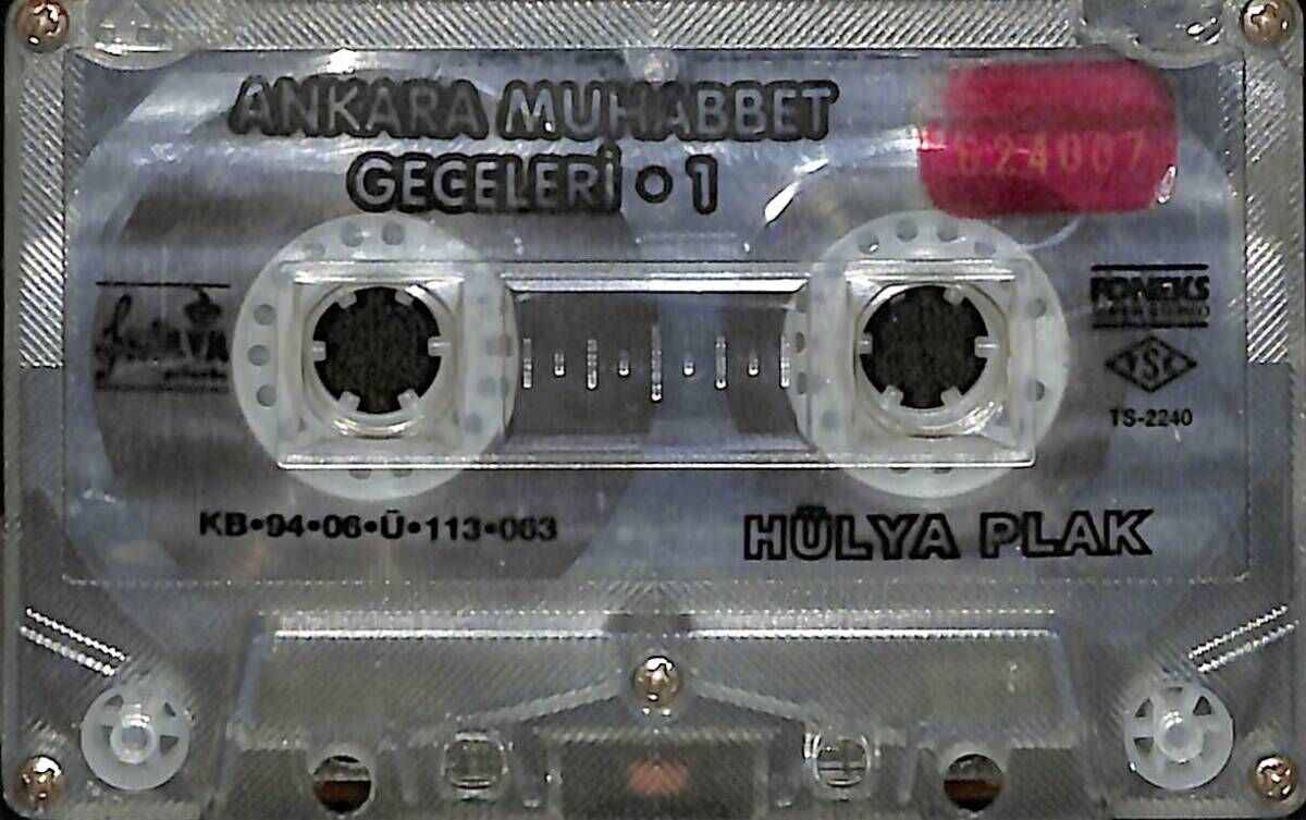 Ankara Muhabbet Geceleri 1 Kirmizi Bandrol Kaset Ikinci El Kst26453 Ikinci El Gokcekoleksiyon 757049 29 O