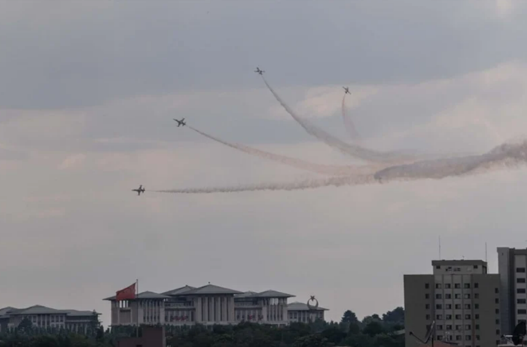 Ankara Nato Zirvesi'ne Hazırlanıyor! Türk Yıldızları'ndan Nefes Kesen Prova Uçuşu (2)