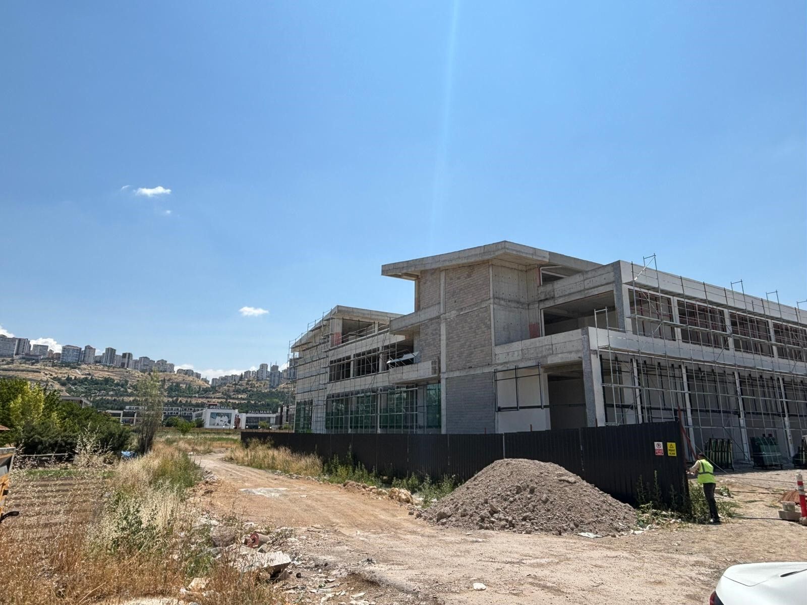Ankara'da Şantiyede Feci Kaza İskele Çöktü, Işçi Hayatını Kaybetti (2)