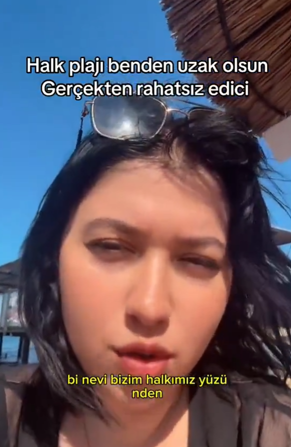 Beach club paylaşımı tartışma yarattı: "Herkesin girebildiği her yere girmek istemiyor herkes"